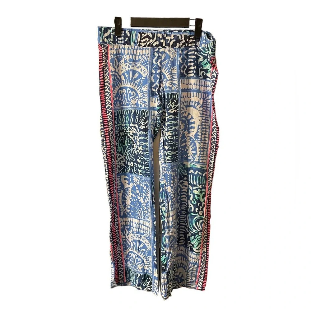 LILLY PULITZER BAL HARBOR WIDE LEG PANTS